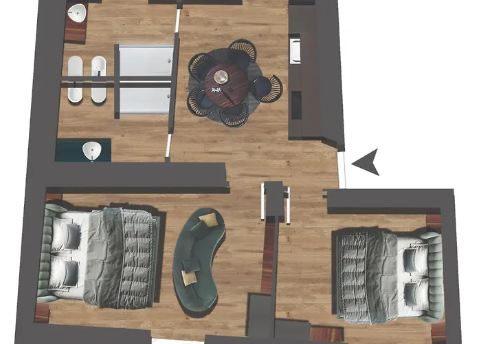 Deza Luxe Colosseum View 2br 2bt Modern Style Апартаменты *